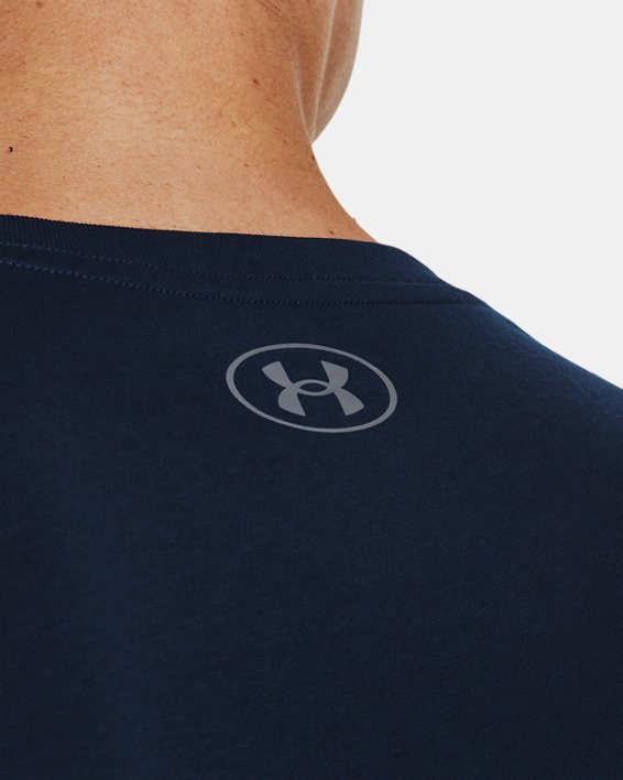 Camiseta de manga corta UA Sportstyle Logo para hombre, Blue, pdpMainDesktop image number 3